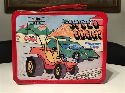 Vintage Speed Buggy Metal Lunchbox 1973 by King 